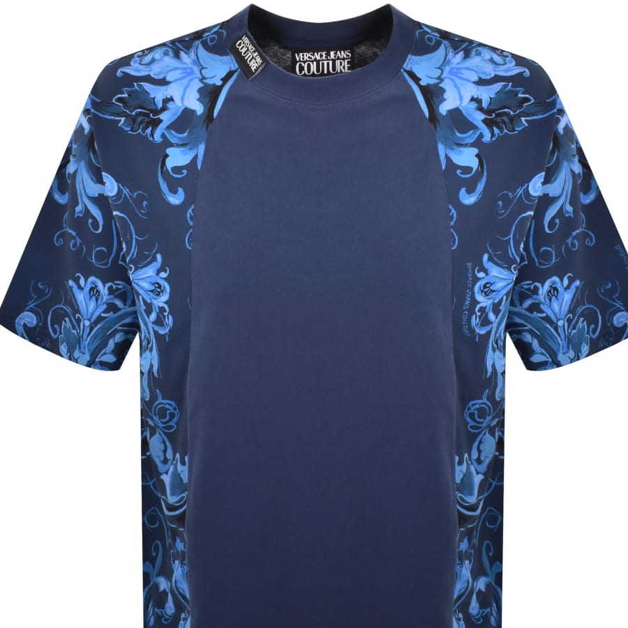 VERSACE JEANS COUTURE ネイビー Tシャツ XS Versace Jeans Couture Relaxed Fit T Shirt Navy | Mainline Menswear